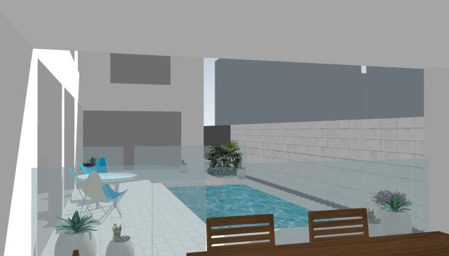 Palm Springs in Glen Iris retro-traedgaard