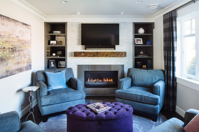Flipping Floors - Renovation contemporary-living-room