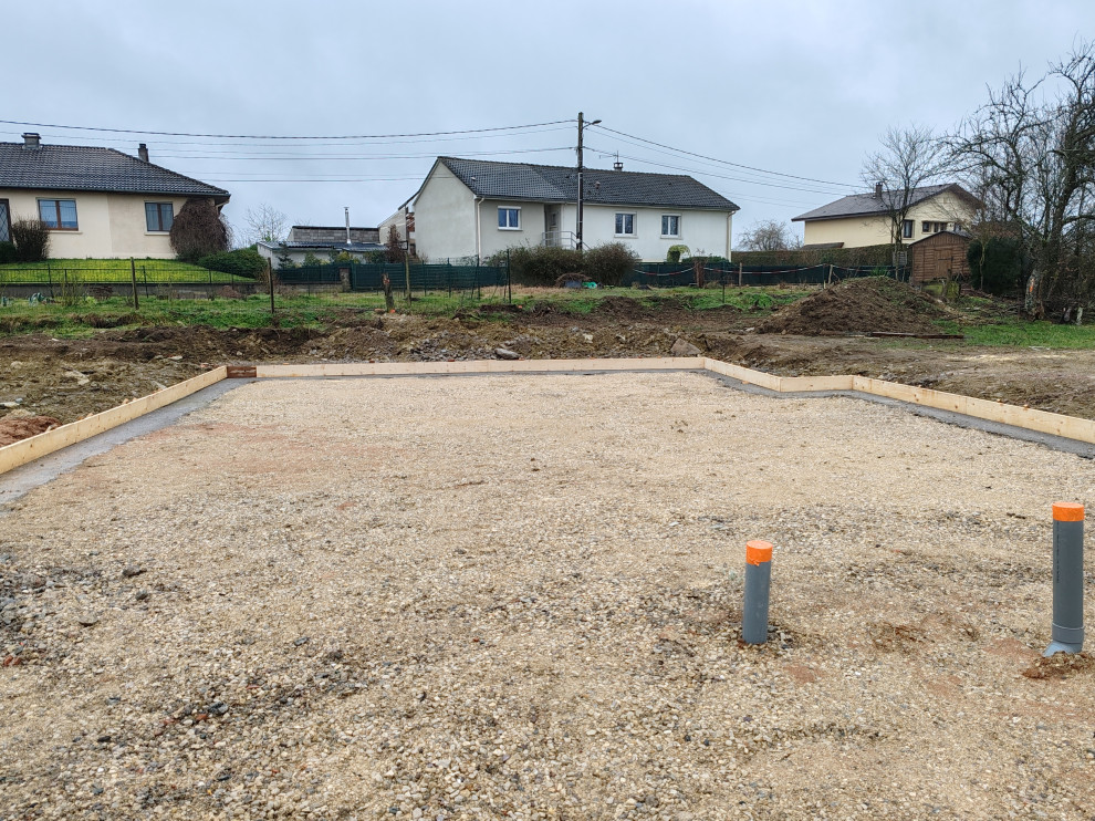 Projet en cours : construction maison neuve