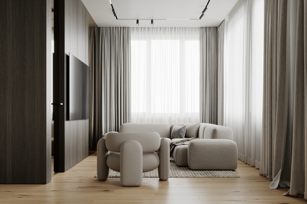 Дизайн и ремонт квартиры в ЖК Homecity - Современность и респектабельность