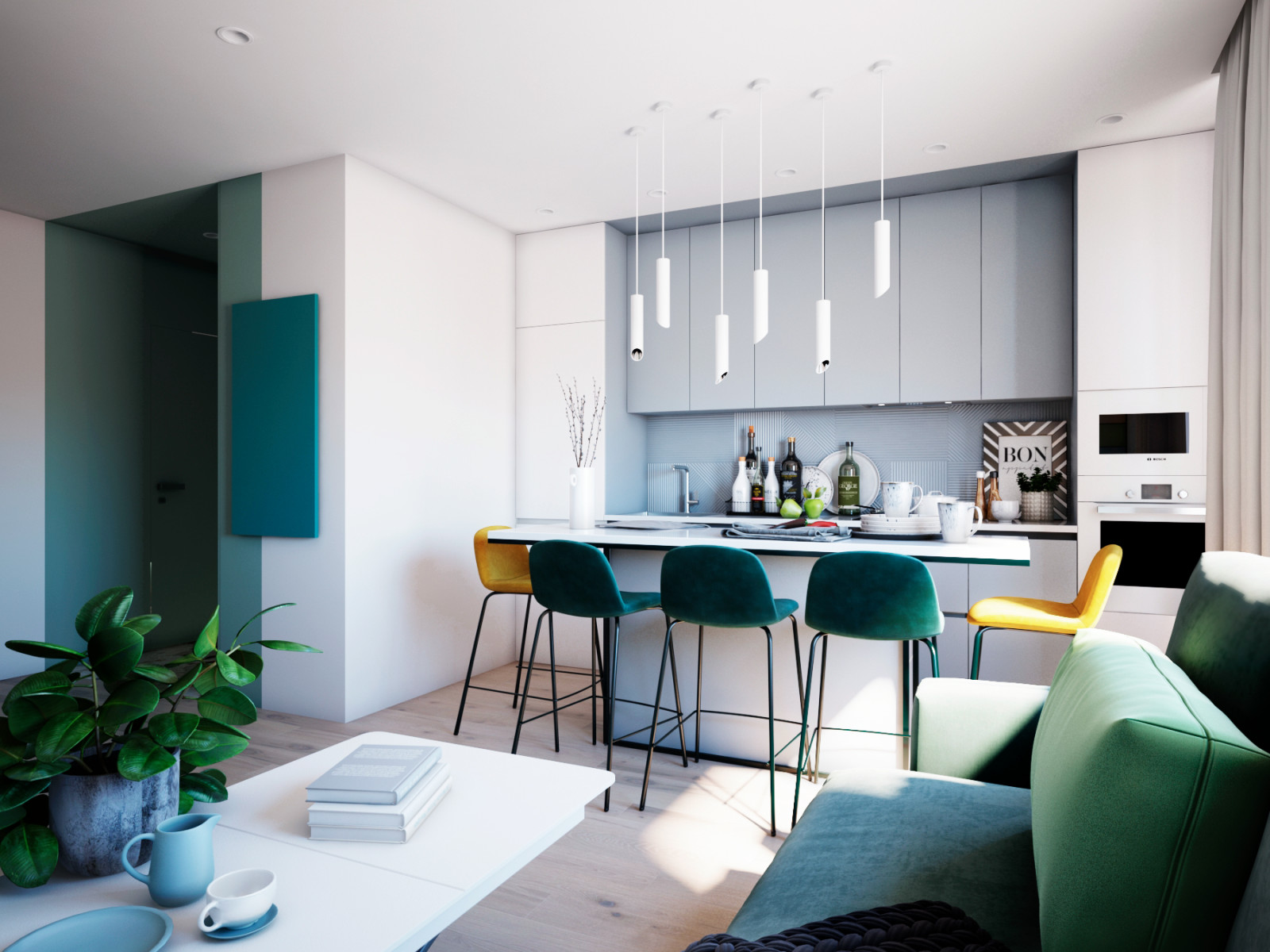 Art interior в ЖК Новая Боровая г. Минск