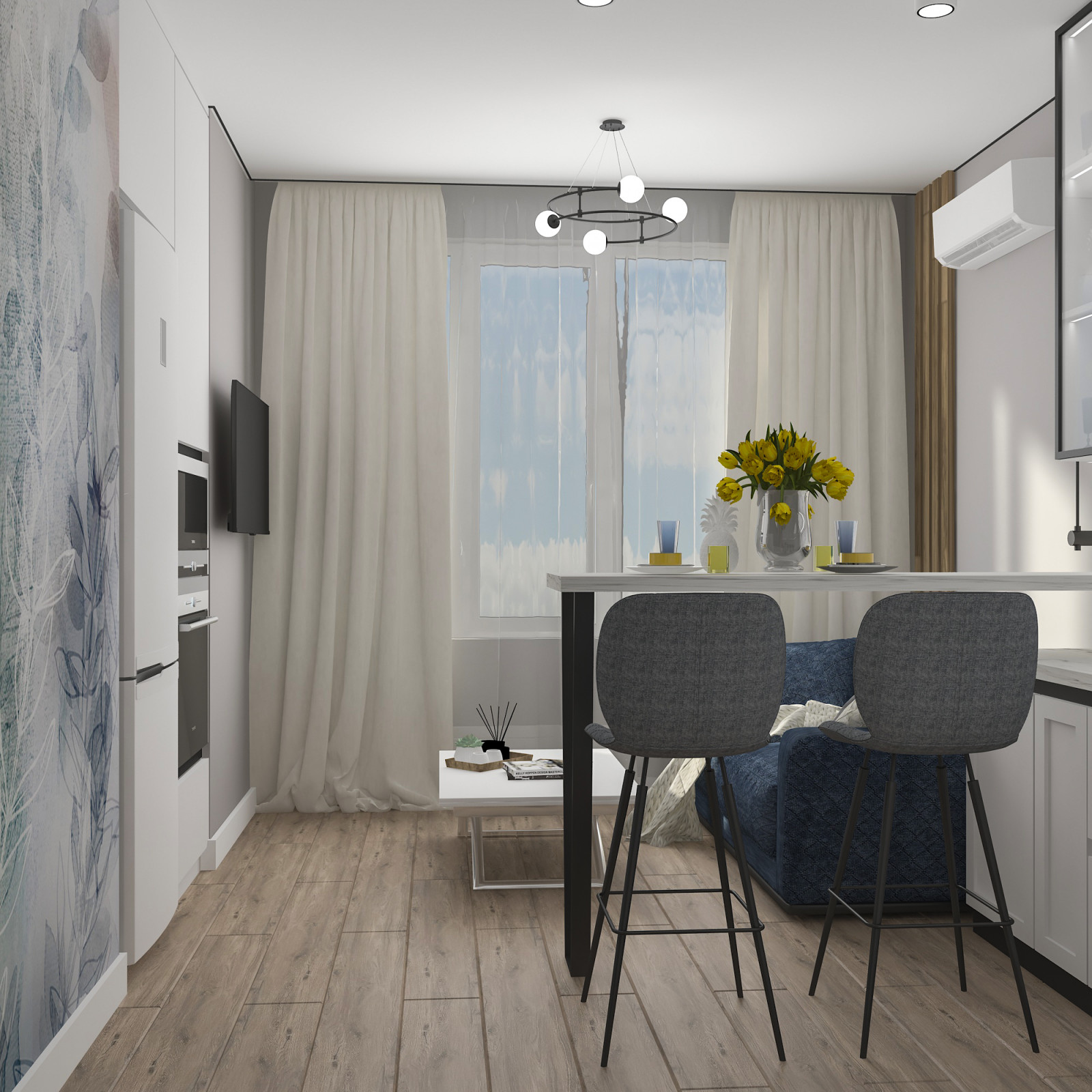 Однокомнатная квартира