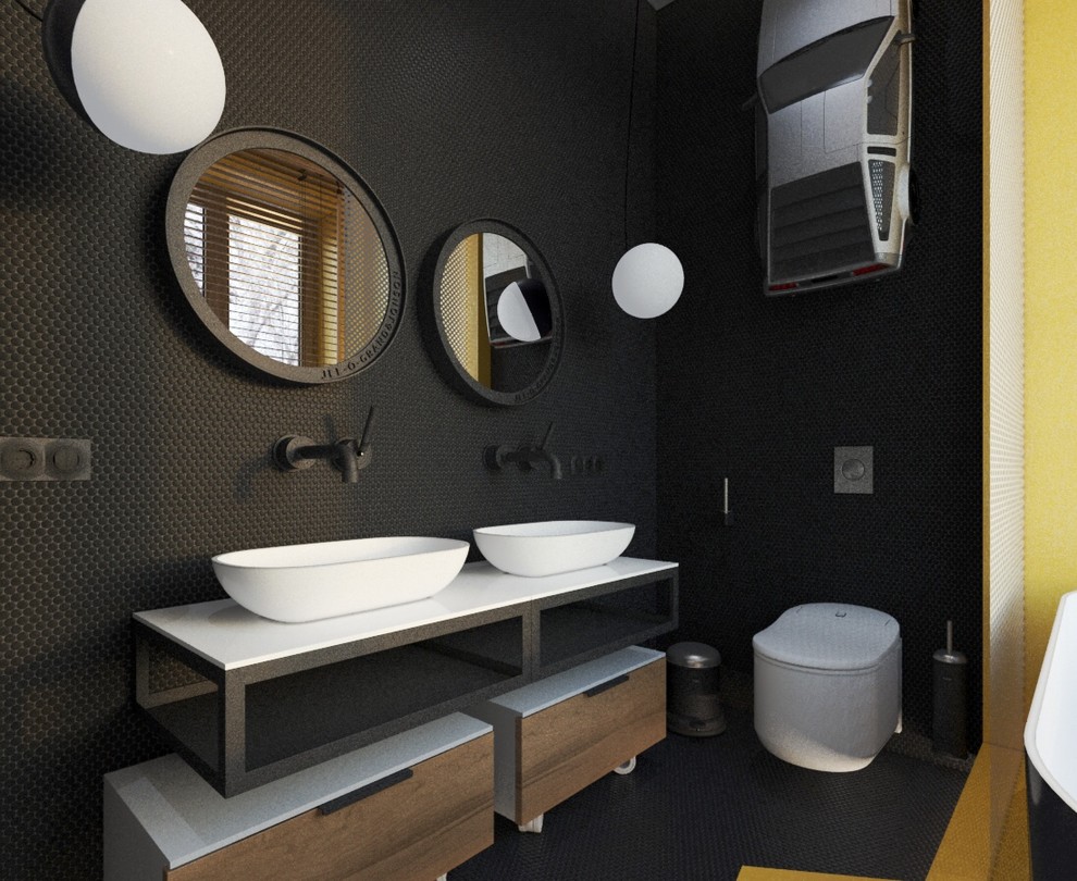 Inspiration for an expansive contemporary bathroom in Other.