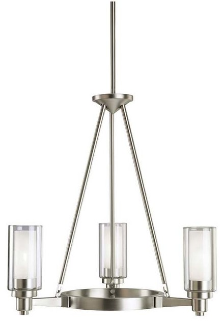 Kichler Circolo Chandelier 3 Light Transitional Chandeliers Kichler Circolo Chandelier 3 Light