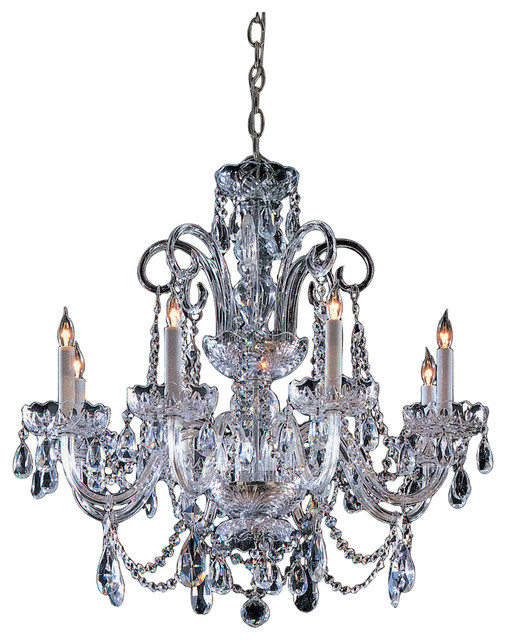 Crystorama 8 Light Swarovski Strass Crystal Chrome ...