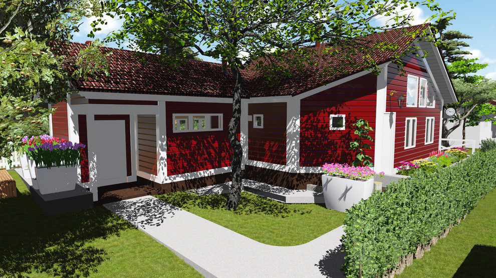 Проект реконструкции дома. Финский стиль. Второй комплекс.