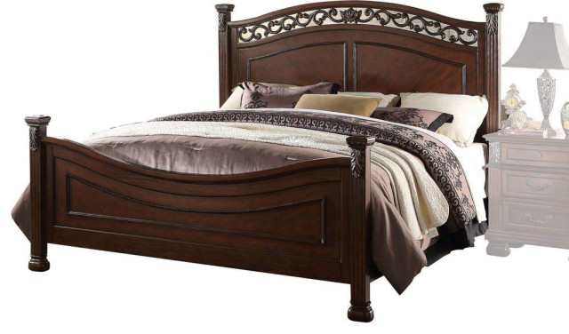 Acme Furniture Queen Bed 22770q Traditional Panel Beds By Homesquare Houzz 