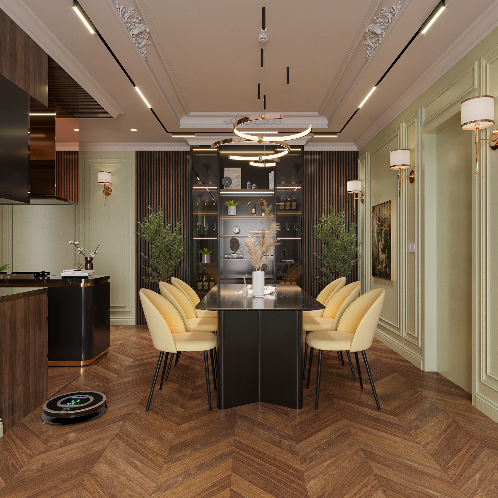 Зеленый чай с лимоном