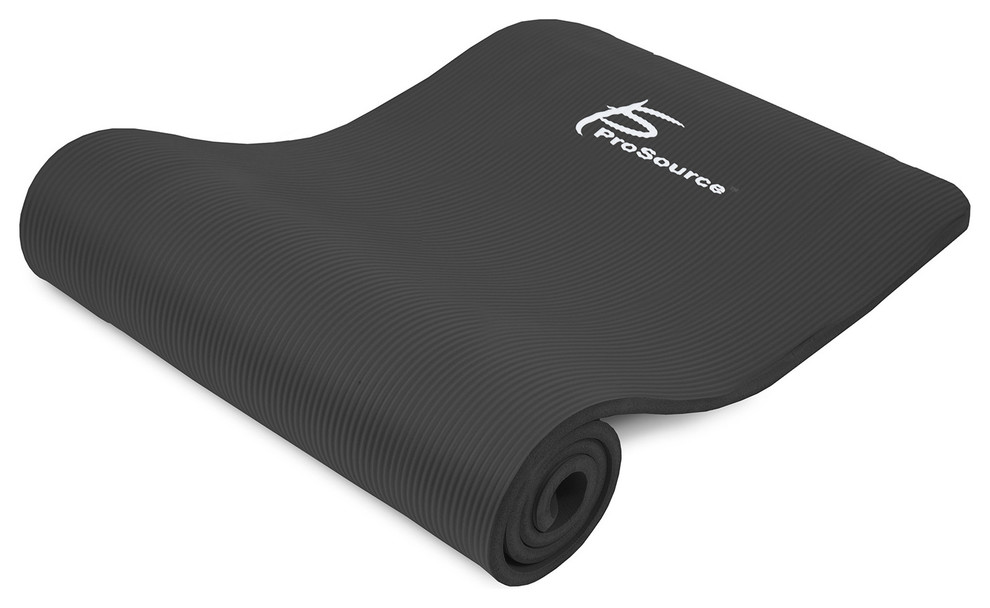 Premium 1 2 X71 Long High Density Exercise Yoga Mat Comfort Foam Contemporary Home Gym Equipment By Prosource High Density Exercise Yoga Mat