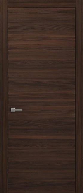 Panel Eco-Veneer Modern Door Slab 32 x 96 | Planum 0010 Chocolate Ash
