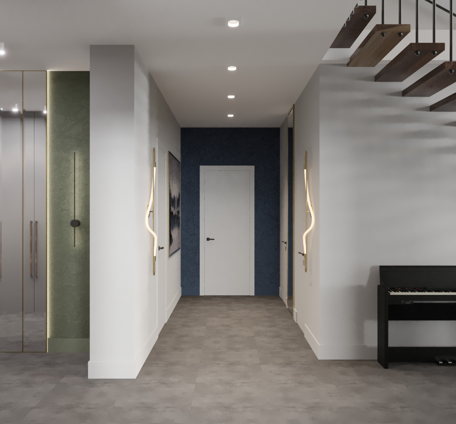 Дизайн-проект дома в загородном клубе "Серебряный остров"