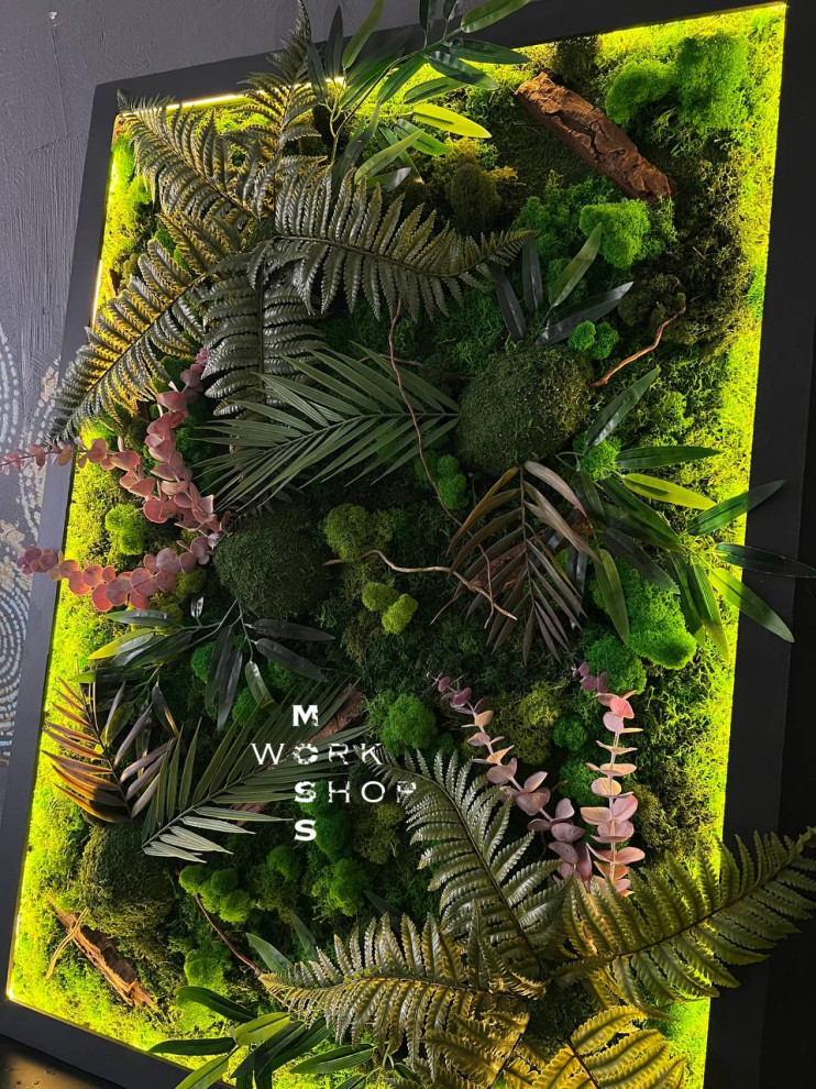 Панно из стабилизированного мха