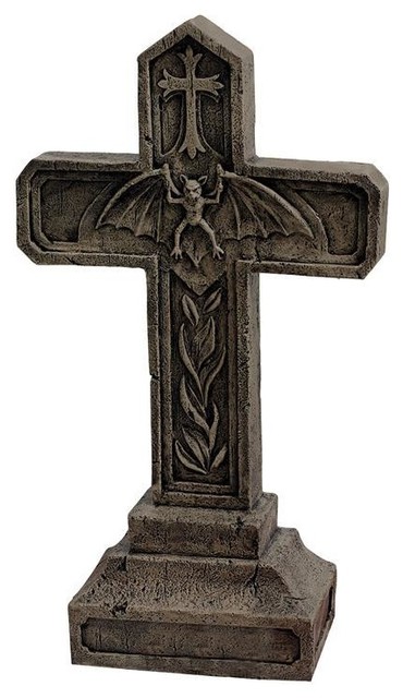 Balkan Gothic Cross Statue