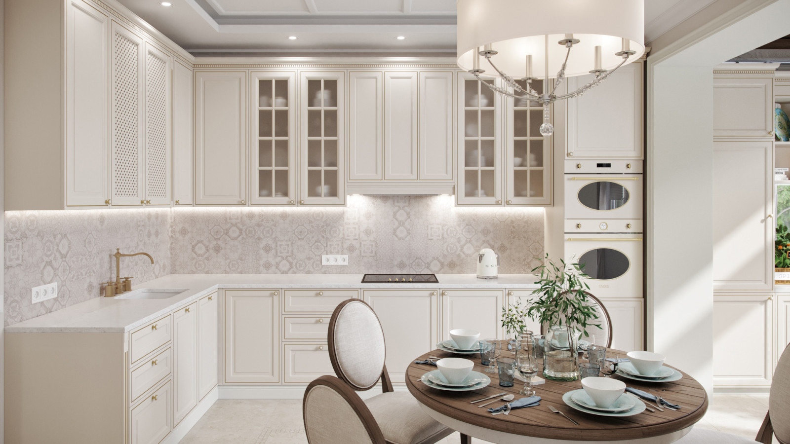 Кухня столовая вид 3