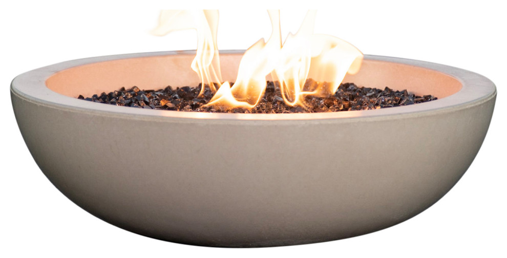 Propane Fueled Fire Bowl For Your Patio Table Contemporary Tabletop Fireplaces by Fire