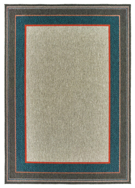Laa Solid Gray Blue Indoor Outdoor Loop Pile Area Rug - Solid Blue Indoor Outdoor Rug Laa Solid Gray Blue Indoor Outdoor Loop Pile Area Rug - Solid Blue Indoor Outdoor Rug