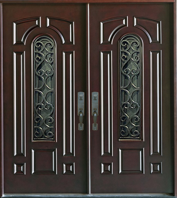 Forever Doors, Front Entry Double Composite Door 72"x80