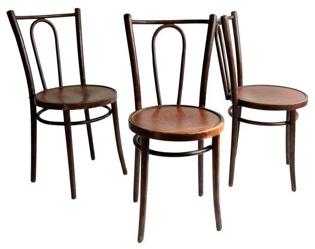 Pre-owned Berc Antoine Parisian Cafe Chairs - Set of 3