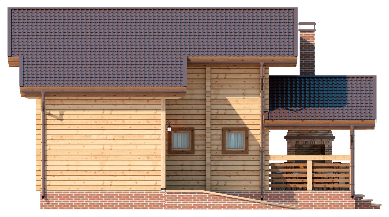 Баня из клееного бруса | Пегас 118