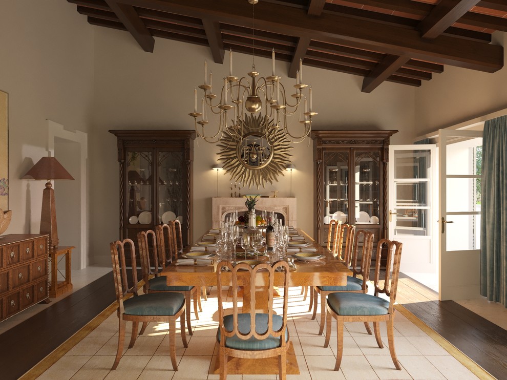 Интерьеры реконструированной виллы в Тоскане