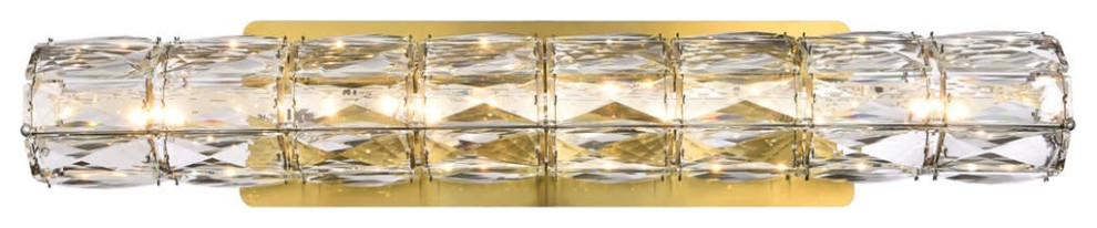 Elegant Lighting 3501W24 Valetta 24"W LED Bath Bar - Gold
