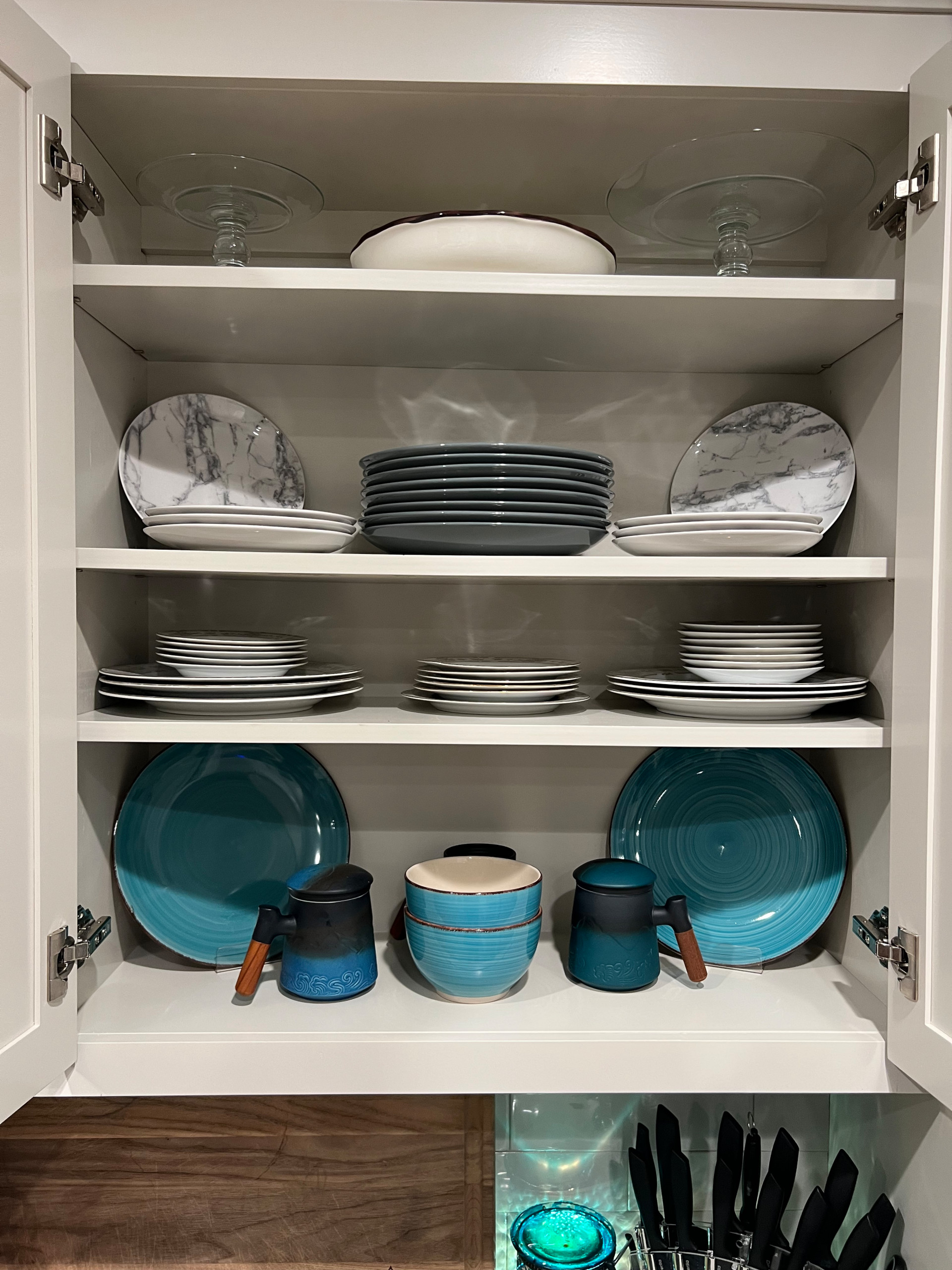 Styled Kitchen Cabinets