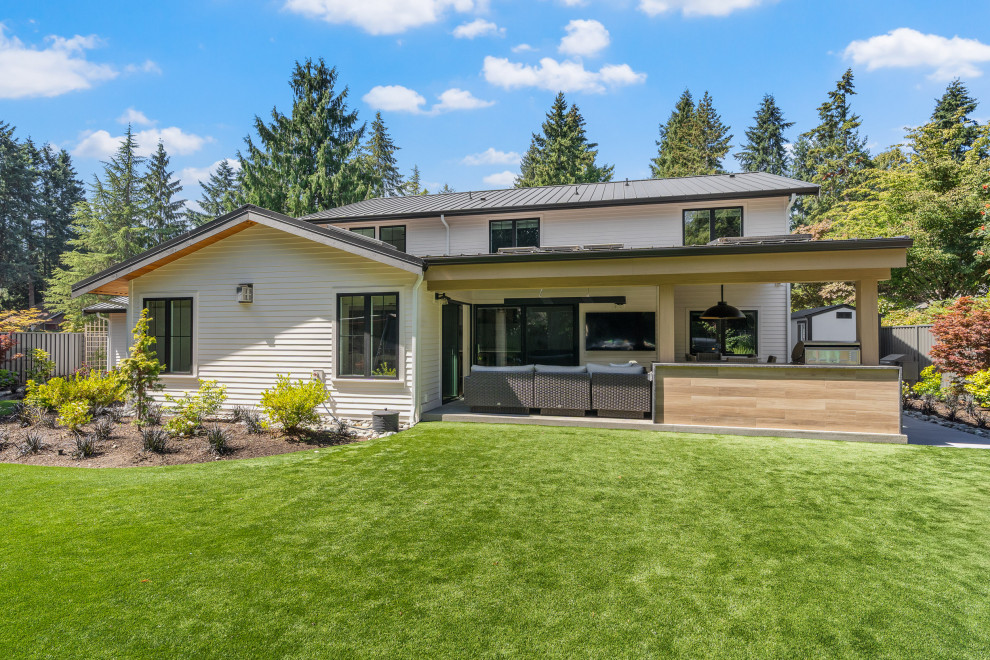 Rear Exterior with Covered Outdoor Living