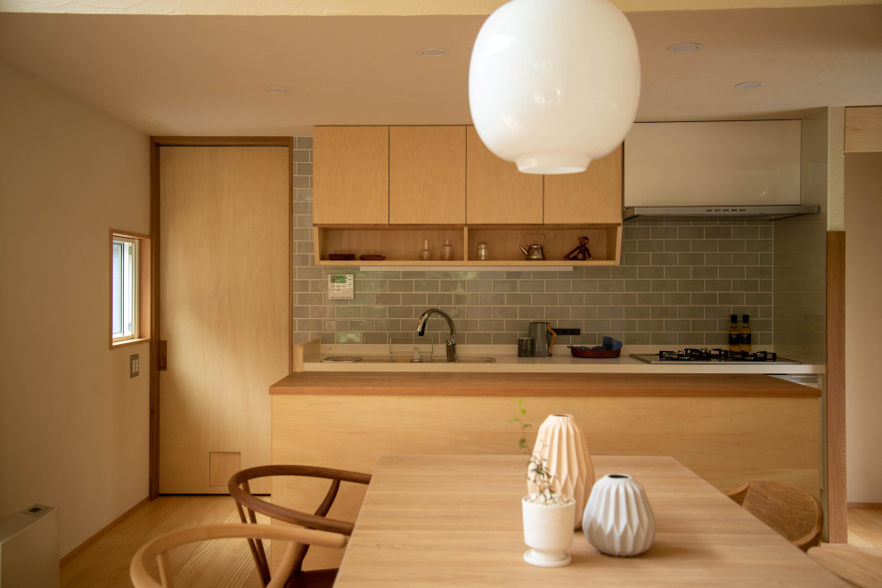 自然と暮らす家 - Japanese Modern - Kitchen - Other - by 國本建築堂 株式会社