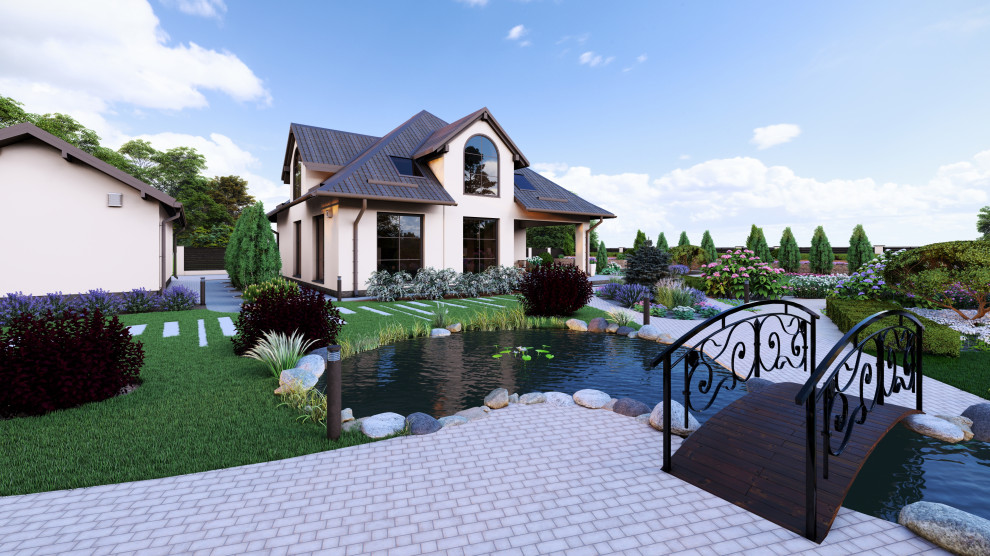 Ландшафтный проект загородного дома