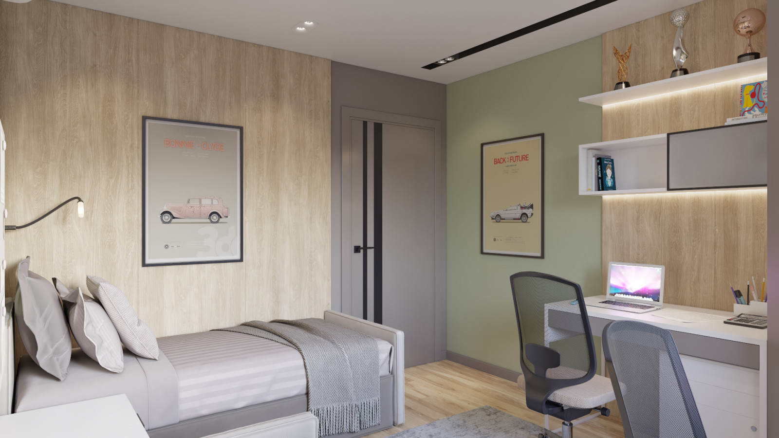 Дизайн трехкомнатной квартиры Днепр