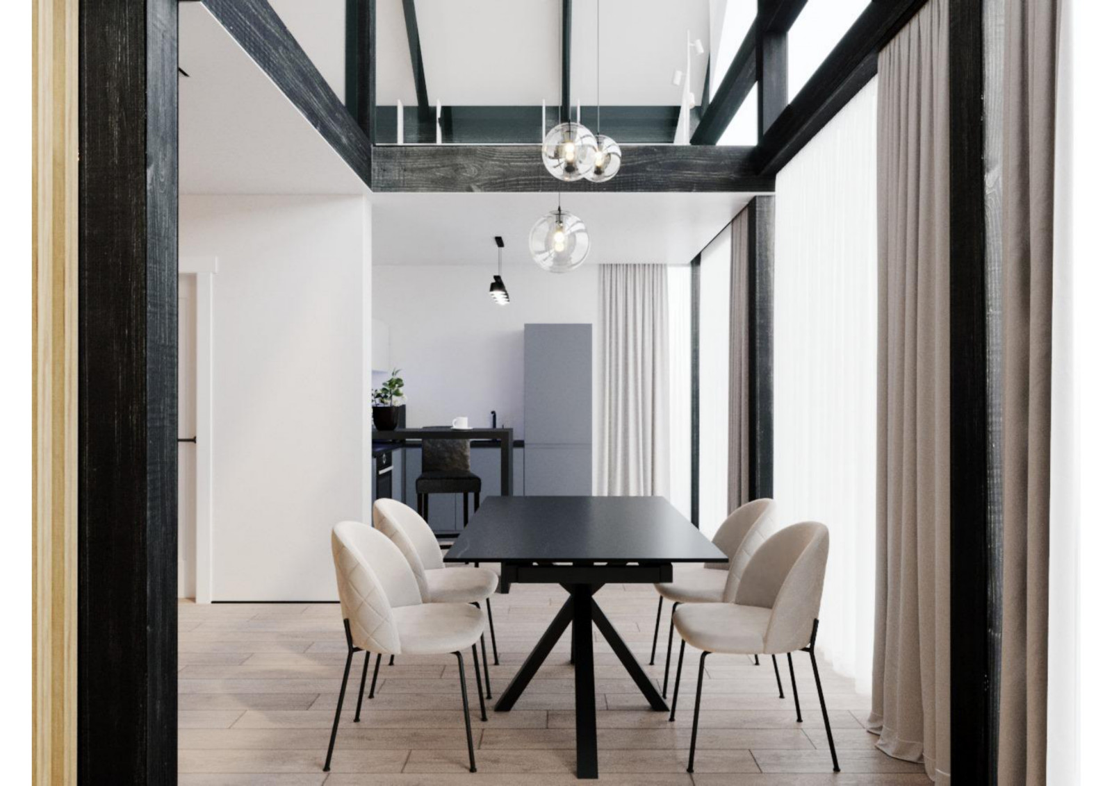 Дизайн проект выставочного дома на Белой даче.