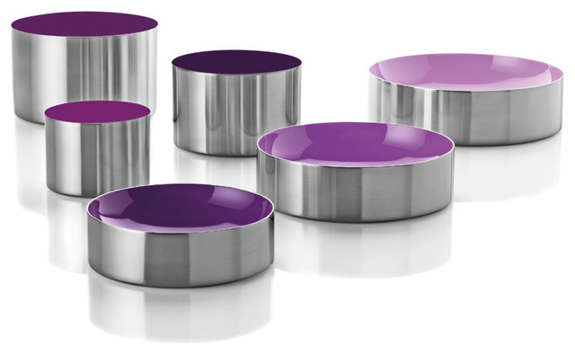 Stelton Dot Bowl/Container Set - Purple