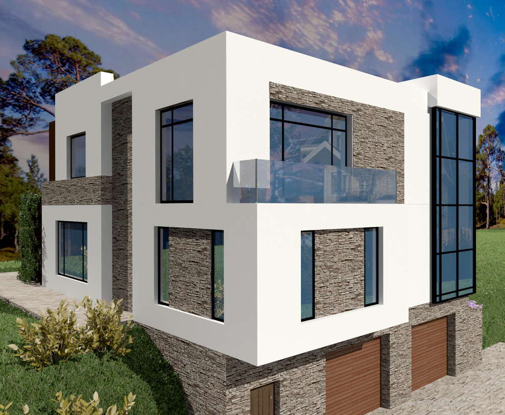 Архитектурные проекты. Частных дома, кафе, офисные здания