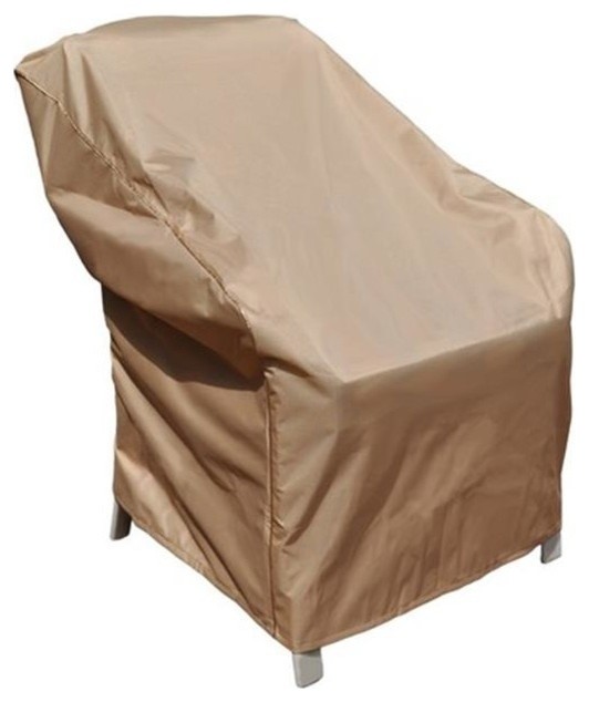 Budge Chelsea Outdoor Chair Cover Tan Contemporary Budge 36 X36 Chelsea Medium Outdoor Chair Cover