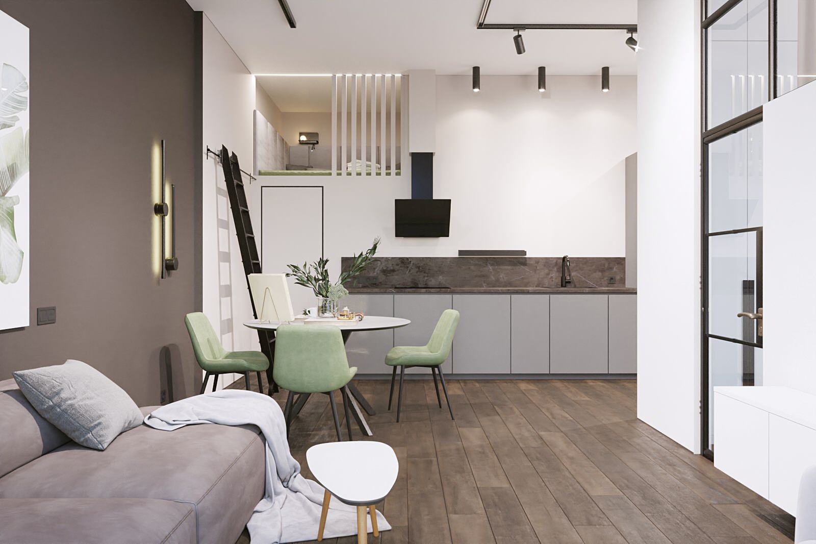 Проект квартиры в современном стиле