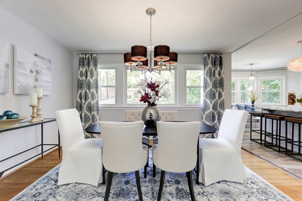 Transitional dining room photo in DC Metro