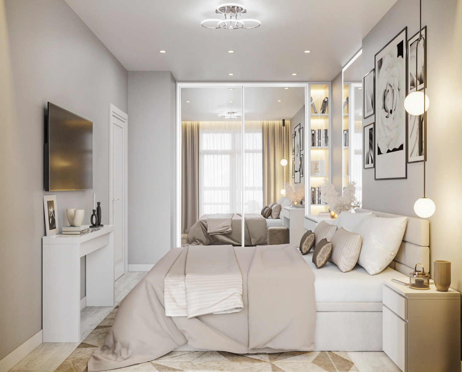 Стильный дизайн 2-х комнатной квартиры