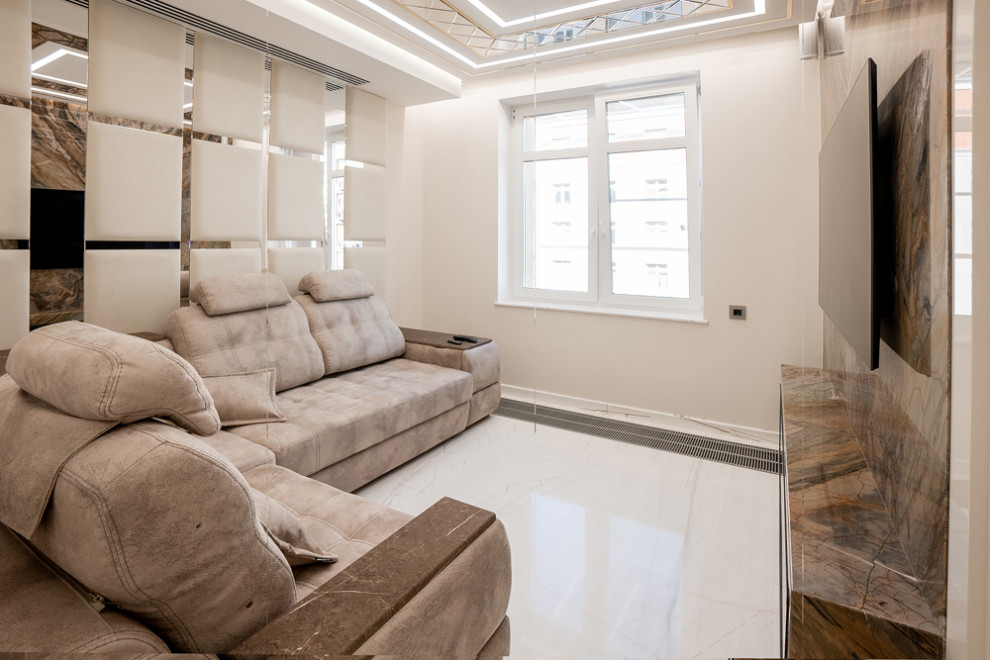 Ремонт квартиры в ЖК "Рассказово", 68 кв.м. в стиле ар-деко