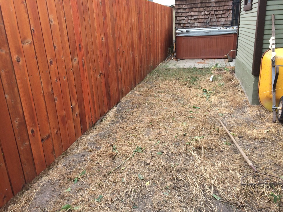 Gap between fence and hardscapingHELP