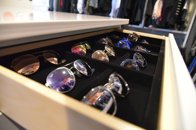 Spare Room Converts to Dream Closet contemporary-wardrobe