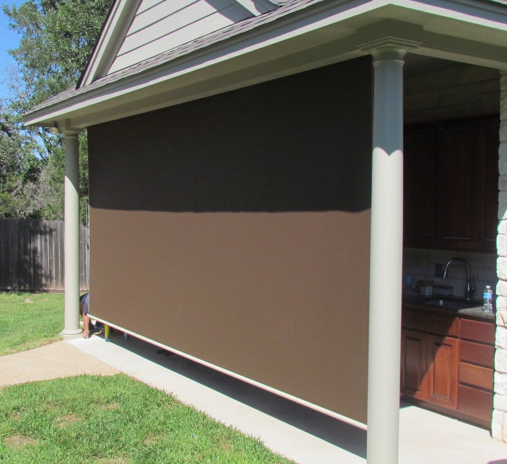 Exterior Patio & Garage Shades - Traditional - Patio - Austin - by ...