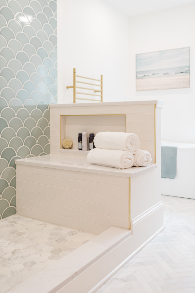 Northern Parkway Master Bathroom with Bath & Closet in Baltimore