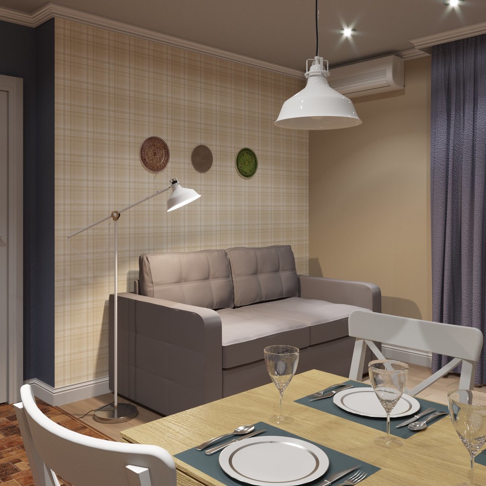 Проект однокомнатной квартиры 42м.кв