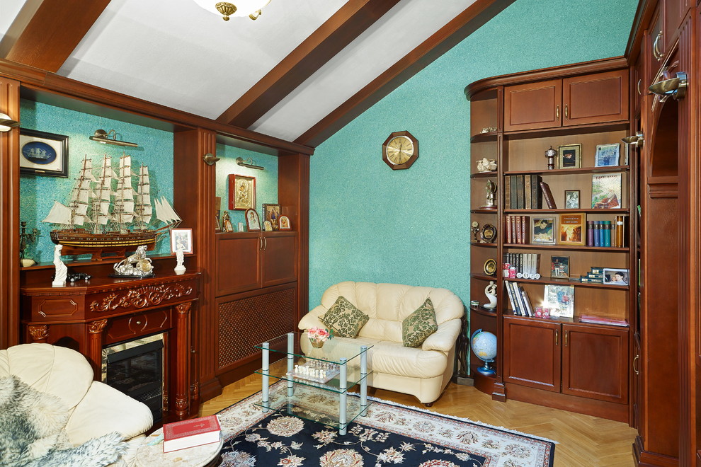 Интерьеры с отделкой жидкими обоями