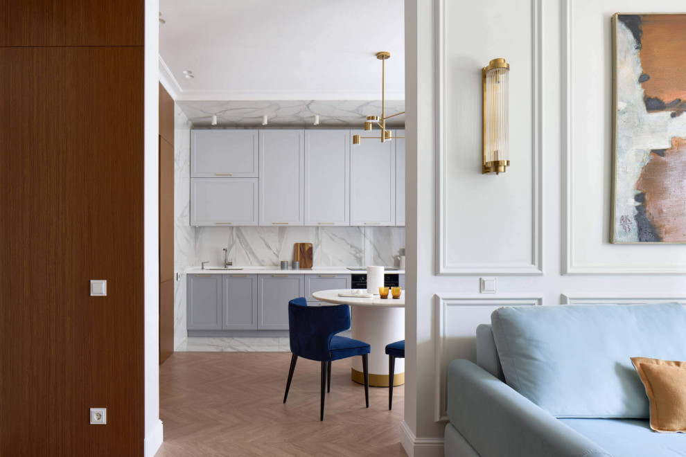 Реализованный интерьер ЖК Макаровский