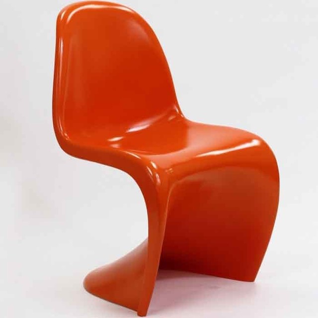 Modway - Slither Chair In Glossy In Orange - Eei-123-Ora