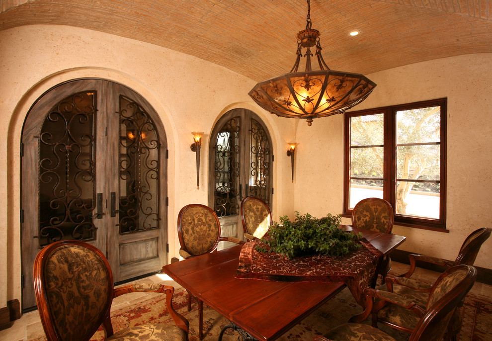 Mediterranean dining room in Other.
