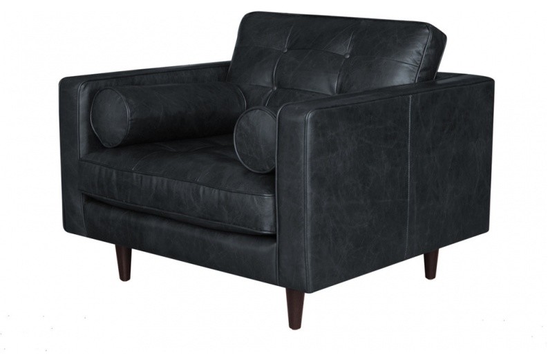 Harper Lounge Chair, Black