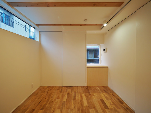滝野川の家 skandinavisch-schlafzimmer