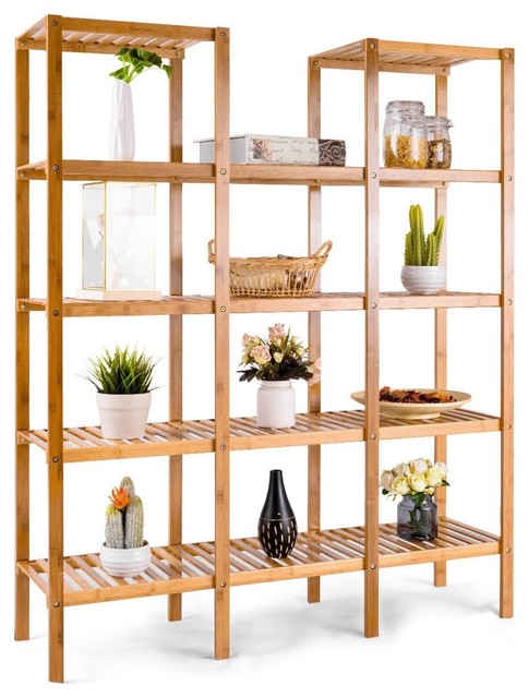 Multifunctional Bamboo Shelf Flower Plant Display Stand Asian Multifunctional Bamboo Shelf Flower Plant Display Stand Asian And Wall Shelves By La Lander